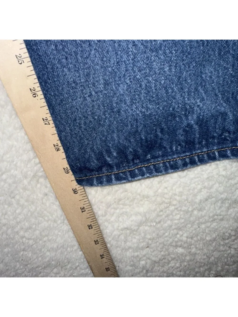 Levis 501XX Vintage‎ Jeans ACTUAL 38x30 USA Cotton Button Fly Blue Denim READ